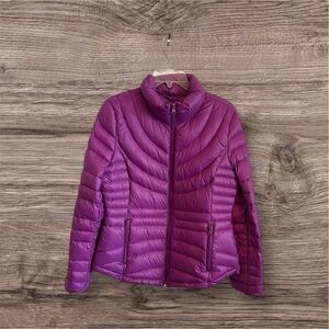 Women's Purple Puffer Jacket